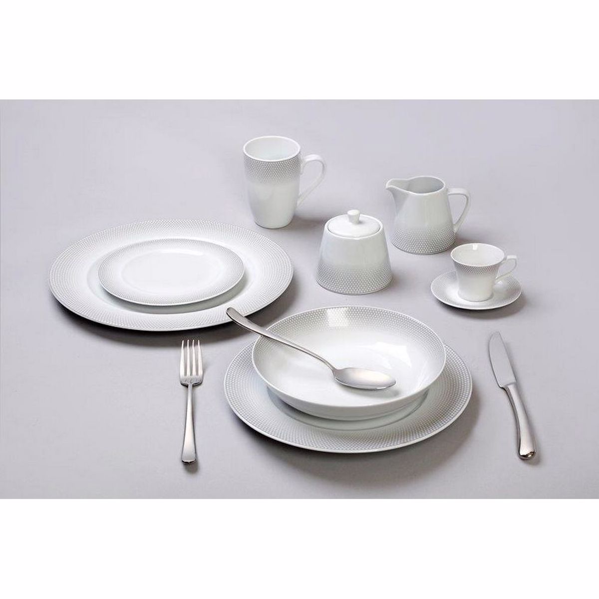 Cryspo Trio Serbitsio Fagtou 20 Temaxion Porselanis BONITO GREY 2445440
